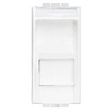 RJ45 socket LivingLight category 5e UTP 1 module white