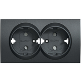 Thea Blu Accessory Black Child Protected Double Earth Socket