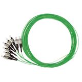 FO Pigtail FC, 50/125æm OM2, 2.0m, Easy Strip, green, 4pcs