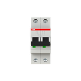 S202-C50 Miniature Circuit Breaker - 2P - C - 50 A