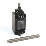 Allen-Bradley 802K-MSRS11E Limit Switch, Non-Safety, Metal Spring Rod, 1 N.C./1 N.O., Snap Action, 1/2 NPT Conduit