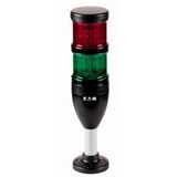 Complete device,red-green, LED,24 V,including base 100mm