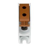 Aluminium /Copper terminal, 1-pole brown, 50mmý