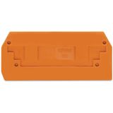 End and intermediate plate 2.5 mm thick orange