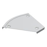 DFB 45 300 A2  Arc cover 45°, with ot. on, for RB 45 300, W300mm, Stainless steel, material 1.4307, A2, 1.4301 without surface. modifications, additionally treated
