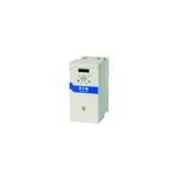 Variable frequency drive, 230 V AC, 1-phase, 17.5 A, 4 kW, IP20/NEMA0, Radio interference suppression filter, 7-digital display assembly, Setpoint pot