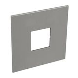 American and South African standard plate Arteor square version 2 modules for 4''x4'' box - magnesium