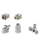 Industrial connectors (set), Series: HA, Screw connection, Size: 1, Nu