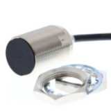 Proximity sensor, inductive, brass-nickel, M30, shielded, 20 mm, NC, 5 E2E 8434E