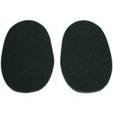 Pair of knee pads for arc-fault-tested protective trousers
