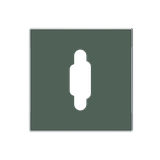 8555.5 CM VGA con unit cover plate VGA 1 gang Green - Sky Niessen