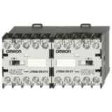 Reversing interlocked pair, 9A/4kW + 1B auxiliary on both sides, 110 V
