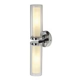 WL 106 wall lamp, E14, max 2x40W, IP44, chrome, double-glass