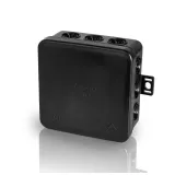 Surface junction box N6b black