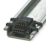 DIN rail bus connectors