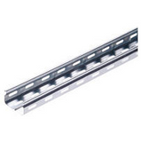 CABLE TRAY WITH TRANSVERSE RIBBING IN GALVANISED STEEL BRN35 - WIDTH 395MM - FINISHING: Z 275