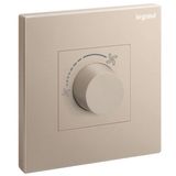 Galion - 1 gang 400VA stepless Fan controller - 230 volts -Rose Gold