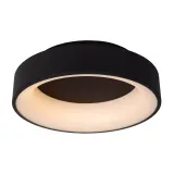 MIRAGE Flush ceilin.-Black-Ø38-LED Dimm.-22W-2700K