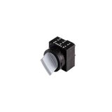 22MM PLASTIC ROUND ACTUATOR: SELECTOR SWITCH 2 SWITCH POSITIONS  3SB3000-2KA61