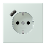 SCHUKO socket with USB charger LC32034 LC1520-18A215