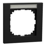 M-Pure frame, 1-fold with label holder, matt black, M-Pure