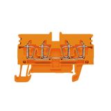 Feed-through terminal block, Tension-clamp connection, 2.5 mm², 800 V,