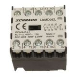 Micro Contactor 3NO+1NC, 2,2kW, 5A, 24VAC