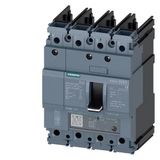 Circuit breaker 3VA5 UL frame 125 breaking capacity class H 65 kA @ 480 V 4-pole