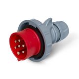 PLUG 16A 6P+E 9h IP66/IP67 200-250V