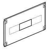 Metal faceplate XL³ 800/4000 - for 2 DPX-IS 250 - 1/4 turn - 24 mod