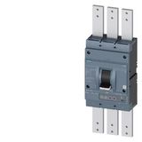 circuit breaker 3VA2 IEC Frame 1250 breaking capacity class C Icu=110 kA @ 415 V 3-pole line protection ETU330  LIG In=1250 A