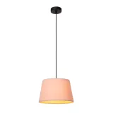 WOOLLY Pendant light-Pink-Ø28-1xE27-60W-Cotton