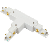 Primo Three Circuit T Connector Left Earth Inside White