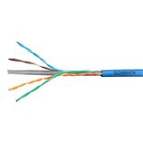 U/UTP Cable Cat.6, 4x2xAWG24/1, 300MHz, LS0H, Eca, blue