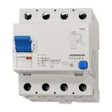 Residual current circuit breaker 40A, 4-pole, 100mA, type B