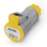 CONNECTOR 2P+E IP44 16A 4h 100-130V AC