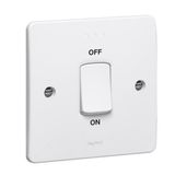 Synergy™ - Double pole switch - Double pole + indicator - 45 A 250 V~ - 86x86 mm - White