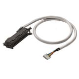 PLC-wire, Digital signals, 10-pole, Cable LiYY, 2.5 m, 0.14 mm²