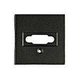 VGA connector cover, black