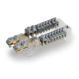 KNA5.117 | N/PE-busbar Cu, N/PE 1/2x16mm²+16x6mm²