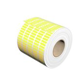 Device marking, Self-adhesive, halogen-free, 15 mm, Polyester, yellow