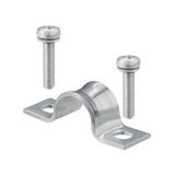 Shield contact clip for industrial connector, Colour: Silver grey