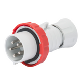 STRAIGHT PLUG HP - IP66/IP67/IP68/IP69 - 3P+N+E 16A 380V/440V 50HZ/60HZ - RED - 3H - SCREW WIRING