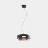 Pendant Levels 2 Bodies Ø420mm + Ø320mm LED 17.2W SW 2700-3000-4000K CASAMBI Black 1255lm