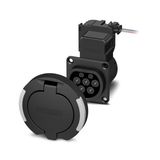 EV-T2M3SO12-3P-R-BL-SET - Infrastructure charging socket