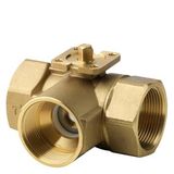 VBI61.15-1.6 - 3-port ball valve, internal thread, PN40, DN15, kvs 1.6