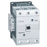 3-pole contactors CTX³ 150 - 130 A - 400-440 V~/= - 2 NO + 2 NC -screw terminals