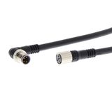 Cable with connectors on both cable ends, M8 straight socket (female), XS3W5020H