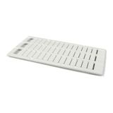 TERMINAL BLOCK & STRIP MARKING ACCESSORIES, MARKER CARD, GROUND SYMBOL (X100) MARK DETAILS, WHITE, HORIZONTAL, UL 94V-2