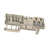 Feed-through terminal block, PUSH IN, 1.5 mm², 500 V, 17.5 A, Number o